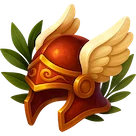 Winged helmet